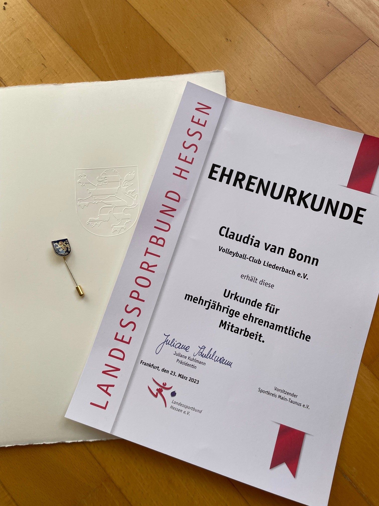 ehrenurkunde lsbh claudia