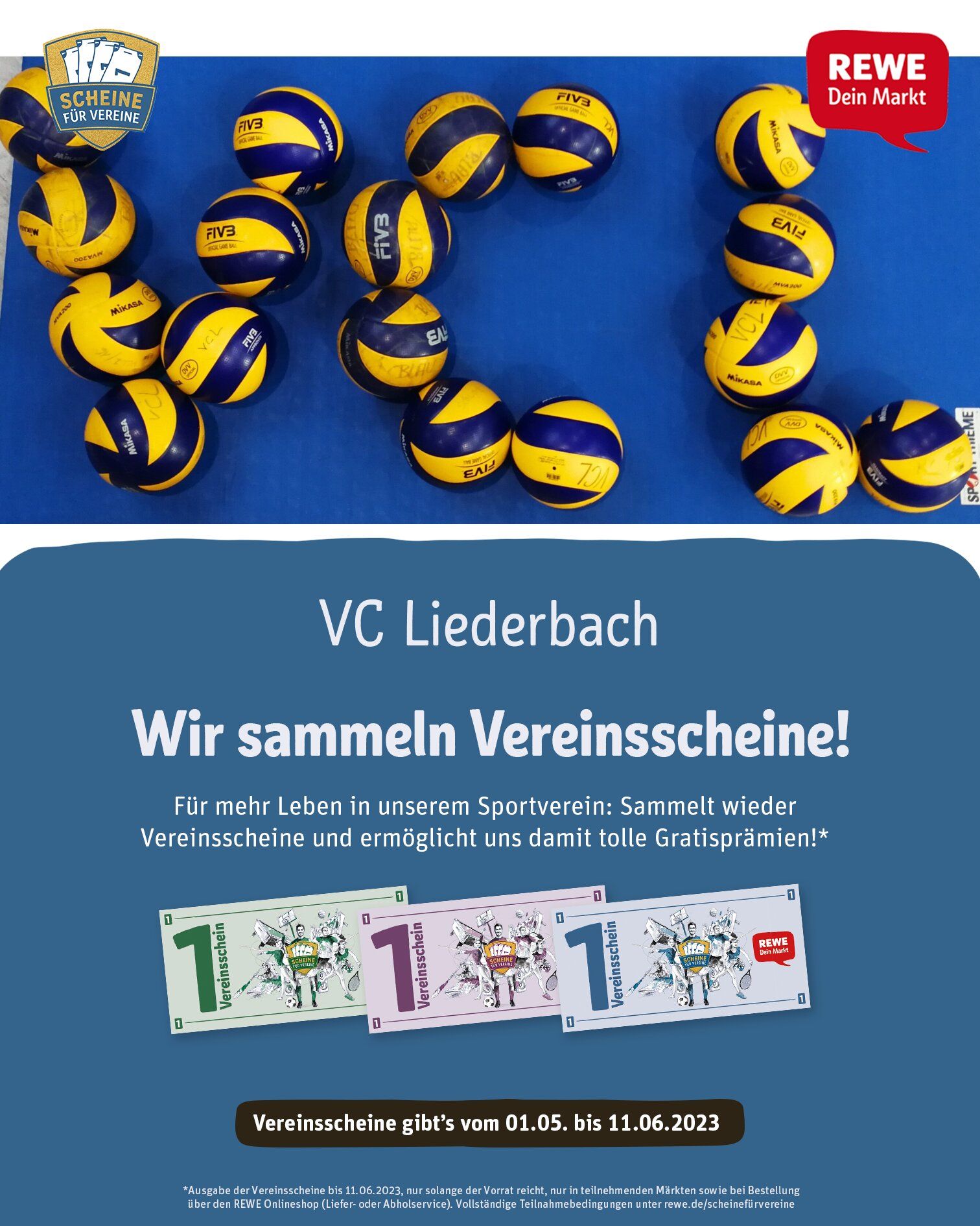 Rewe Scheine fuer Vereine Poster Story