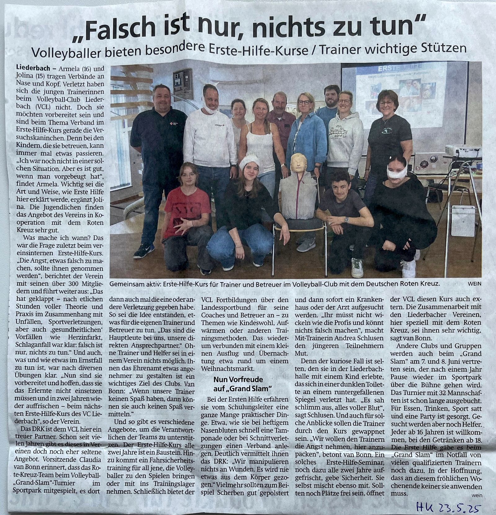 Erste Hilfe Kurs 20250523 HK